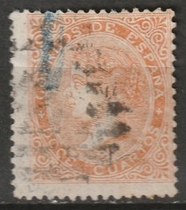 Spain 1867 Sc 90 used