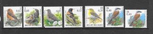 BIRDS - BELGIUM #1785-90A MNH