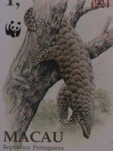 MACAU CHINA STAMP:1995-SC#767-70-ASIAN PANGOLIN WWF SERIES-STAMPS MINT FULL SHEE