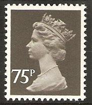 Great Britain 1980 Scott # MH161 Queen Elizabeth MNH