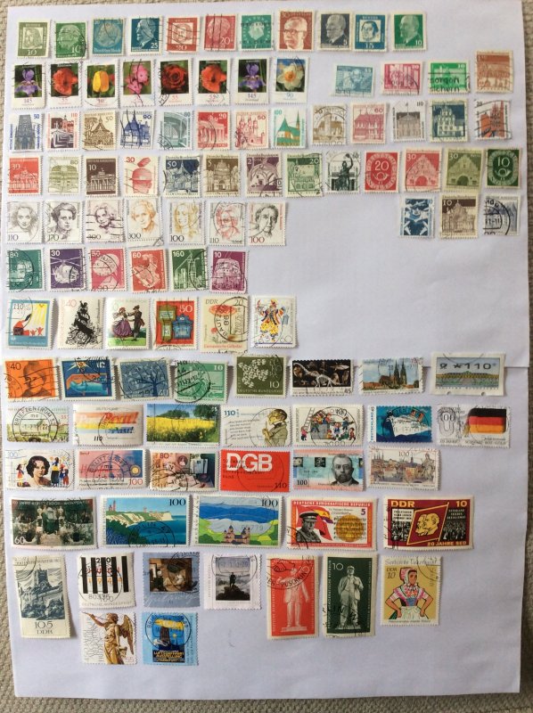 German 100+ stamps - Lot 5