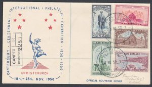 NEW ZEALAND 1950 Canpex Philatelic Exhibition cover and cancel..............L281