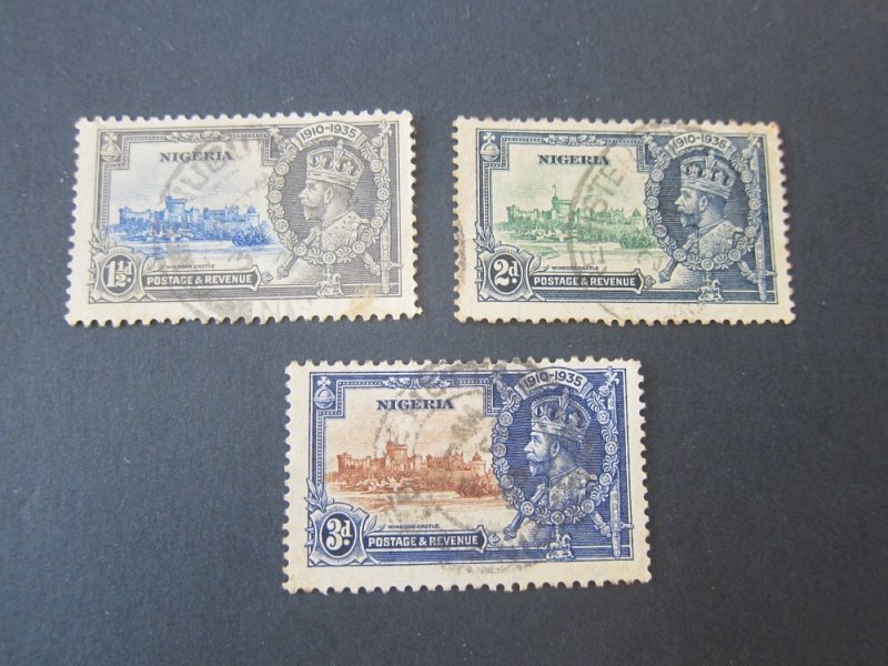 Niger Coast Protectorate 1935 Sc 34-6 FU