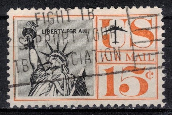 USA - Air Mail - Scott C58 w/ Slogan Cancel