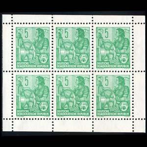 DDR 1957 - Scott# 330c Woman Mariner BP 5p NH