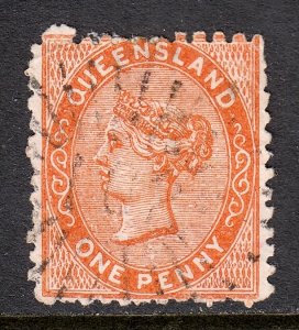 Queensland - Scott #57 - Used - See description - SCV $10