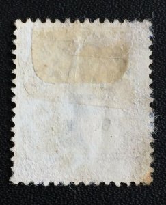 Malaya 1900 Selangor Tiger Three cents on 50c Antique t Fine Used SG#67a M3970