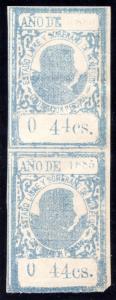 M304, MO280, Mexico, Morelos State, 1885, 0 44cs., ERRORS (click for full desc)