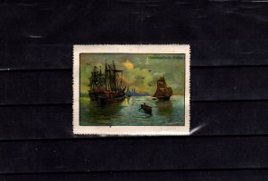 German Vignette Stamp- Harbors & Port Cities Series, Geestemünde Harbor