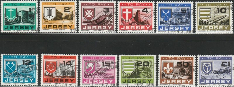 Jersey, #J21-J32  Used  From 1978