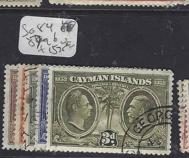   CAYMAN ISLANDS (P0412B) KGV   CENT  SG 84, 87-9     VFU