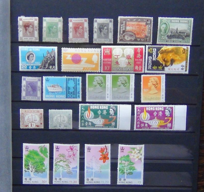 Hong Kong 1968 Human Rights MNH 1988 Trees MNH 1923 Postage Due + others 