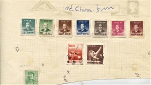 China #10 Early Issues on Album page Mint / Used - Unchecked