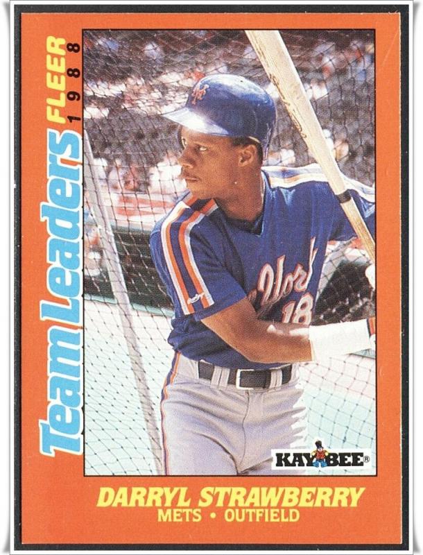 1988 Fleer Team Leaders #40	Darryl Strawberry 