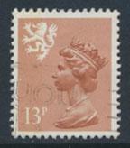 GB Scotland  SG S39ea SC# SMH21a Used  Machin 13p see details