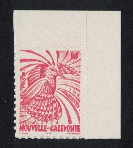 New Caledonia Kagu Bird with no value expressed Self-adhesive Corner 1998