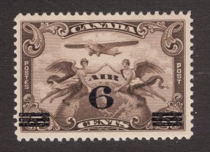 1932 - C3 - MH - 6 Cent Canadian Air Mail Postage Stamp -  cv$10.50