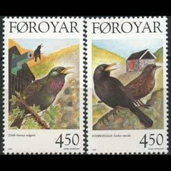 FAROE IS. 1998 - Scott# 330-1 Birds Set of 2 NH