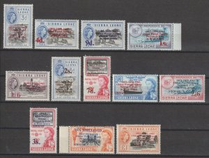 SIERRA LEONE 1963 SG 273/84 MNH Cat £50