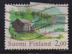 Finland 567 Chimneyless Log Sauna 1977