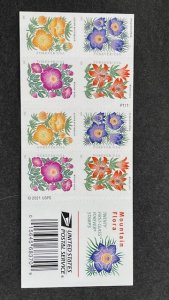 US booklet of 20 2022 Mountain Flora MNH OG # 25676-79