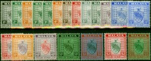 Negri Sembilan 1935-41 Set of 20 SG21-39 Fine & Fresh LMM (Includes Both 3c) ...