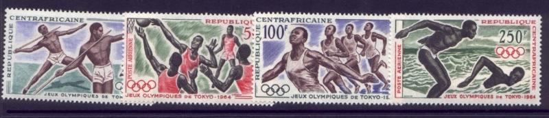 Central Africa C20-3 MNH Olympic Games, Sports, Athletics