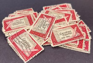 ~~Vintage Treasures ~~ Stamps For Crafting: Carolina Chapter 5c; 50 Pieces