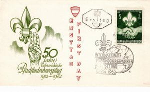 Austria 1962 Sc 684 Commemorative Perforate FDC #12