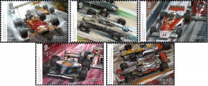 Jersey 2021 MNH Stamps Scott 2444/2452 Sport Racing Cars Race
