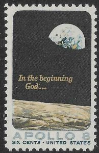 Scott 1371 US Stamp 1969 6c Apollo 8 Moon MNH