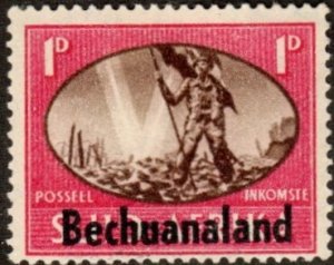 Bechuanaland 137b - Mint-H - 1p WW2 Victory / Peace (Afrikaans) (1945)