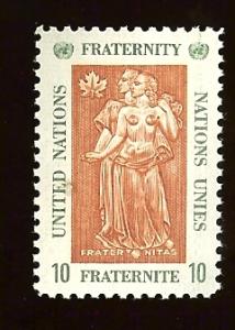 UN N.Y. 173 10¢ Fraternity  MNH