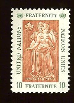 UN N.Y. 173 10¢ Fraternity  MNH