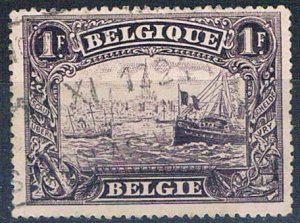 Belgium 119 Used River 1915 (MV0113)