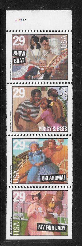 #2767-70a MNH Complete Booklet Pane