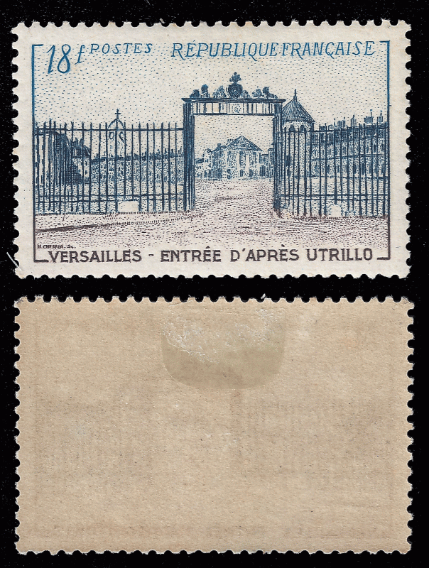 France 1954 Sc 728 YT 988 MHR VF Gate at Versailles