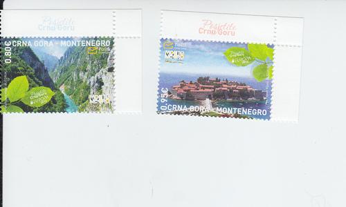 2012 Montenegro Europa Tourism (2) - New MNH