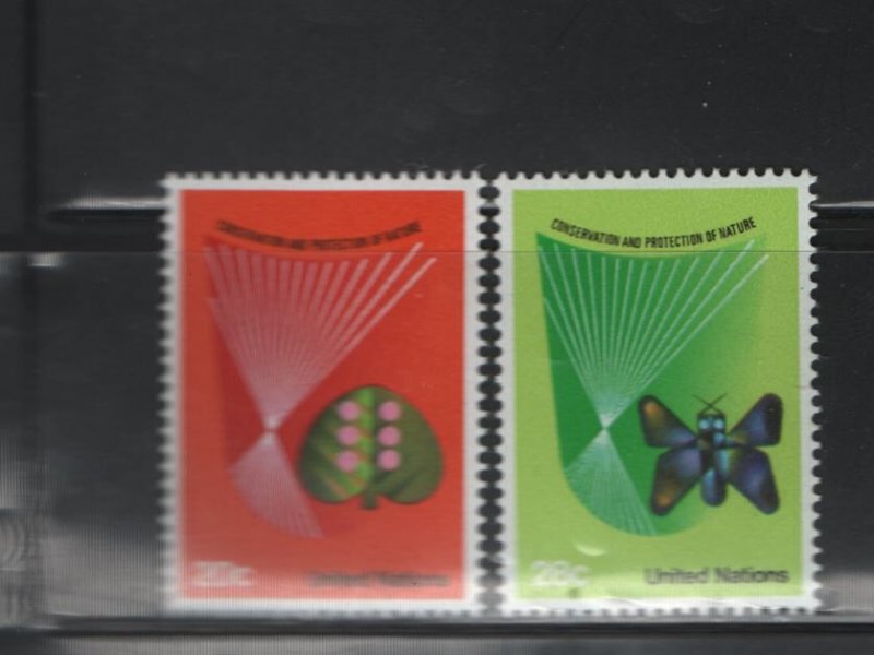 United Nations, 390-391 MNH, 1982 Conservation and Protection of Nature