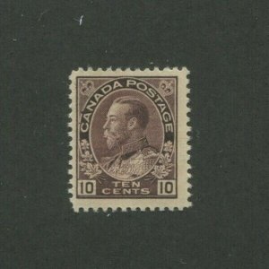 1912 Canada Postage Stamp #116 Mint Hinged F/VF Original Gum