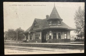 1905 Canada RPPC Postcard Cover To The Hague Holland Grand Truck Station