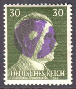 GERMANY 519 LOCAL SCHWÄRZUNGEN LANGENBERG OVERPRINT OG NH U/M F/VF SIGNED