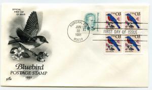 2478, 3c Bluebird, Artcraft, FDC