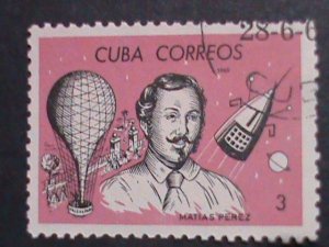 ​CUBA- VERY OLD CUBA FAMOUS PERSON STAMPS USED- VF WE SHIP TO WORLD WIDE.