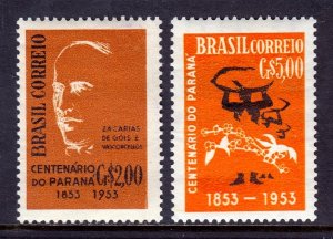 Brazil - Scott #768-769 - MH - Crease #768 - SCV $3.50