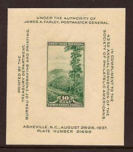 U. S.  #  797  Mint  N H .         A