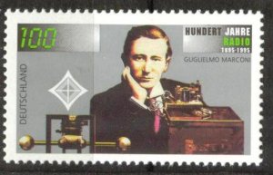 Germany 1995 100 Years of Radio G. Marconi MNH
