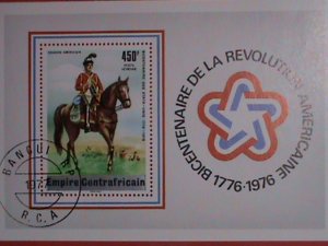 EMPIRE CENTRAFRICAIN STAMPS: 1977 SC#C144 - BI-CENTENARY OF AMERICAN  REVOLUTION