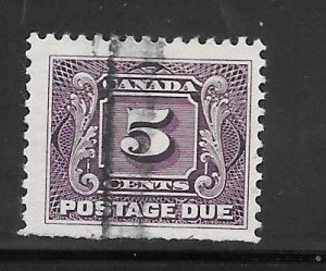 Canada #J4 Used Single