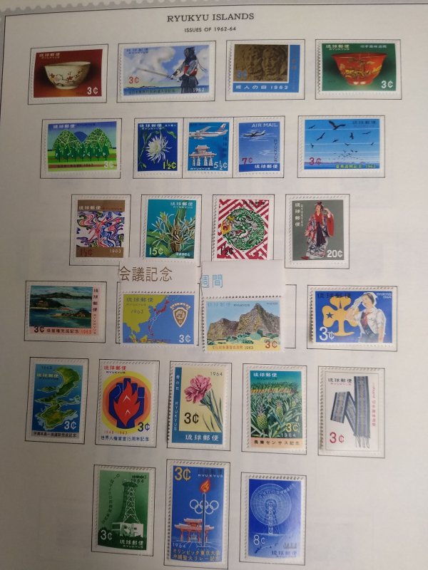 collection on pages Ryukyus CV $80